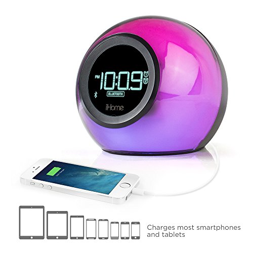 iHome iBT29BC Bluetooth Color Changing Dual Alarm Clock FM Radio with USB Charging and Speakerphone | | Amazon Reviews | Gadgets | Gift Ideas