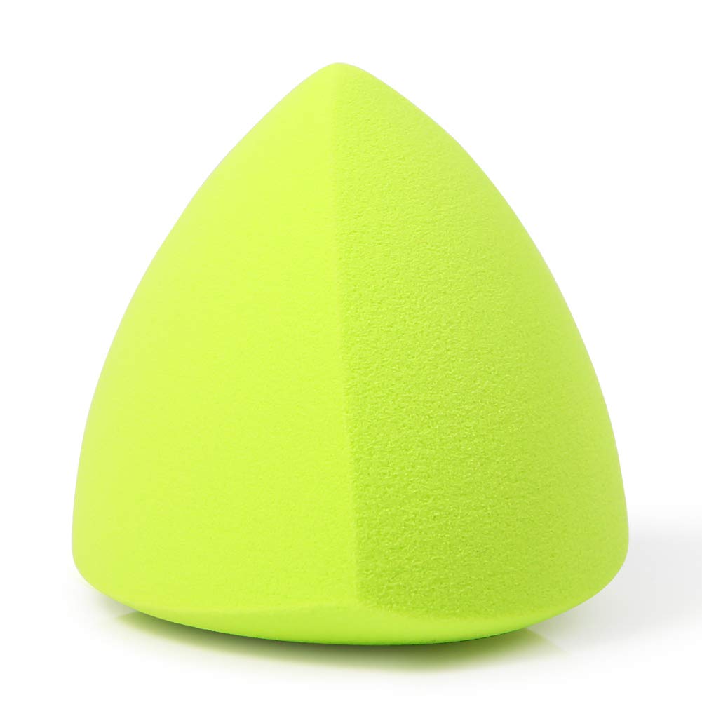 Docolor Makeup Sponge Cosmetics Beauty Sponge Blender Foundation Blending Sponge - Pyramid-shaped and Vegan Makeup Sponge - For Powder, Cream or Liquid Application - One Piece