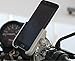 Metal Bike Phone Mount Universal Bicycle/Motorcycle Cell Phone Holder Smartphone Cradle Clamp 360° Rotatable for iPhone X/8/7/7+/6/6+/6S/6S, Samsung Galaxy Note 3/4/5,Nexus,LG & MI Phone