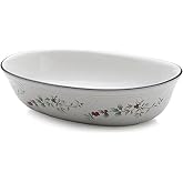 Pfaltzgraff Winterberry Oval Vegetable Bowl, 1.5 quart, Assorted
