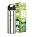 GOOQ Collapsible Silicone Water Bottle, Foldable BPA Free Leak Proof Sports Bottle Leightweight for Travel Outdoors (Black)