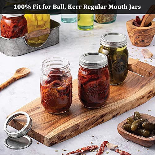 24Count Canning Lids Regular Mouth Canning Flats for Ball, Kerr Jars, SplitType Metal Mason