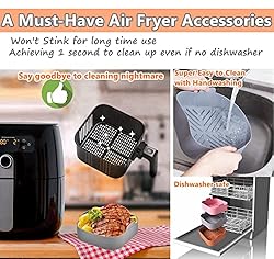 BTSHOW Air Fryer Silicone Liners Inserts Square 8.5