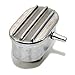 Assault Racing Products A06612 Retro Satin Finned Polished Aluminum PCV Valve Cover Breather Push In with Raised Fins