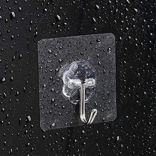 【最新版】フック 粘着フック 壁 傷つけない 壁掛けフック 透明 ...