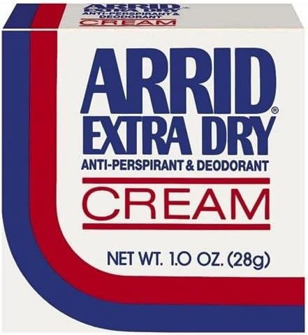 Arrid Extra Dry Anti-perspirant & Deodorant Cream 1 Ounce (Pack of 4)