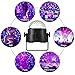 SOLMORE LED UV Black Light 3W Disco Ball Party Lights DJ Lights Sound Activated Strobe Light Stage Lighting for House Party Nightclub Karaoke Dance Wedding Ballroom Halloween Event(with Remote)