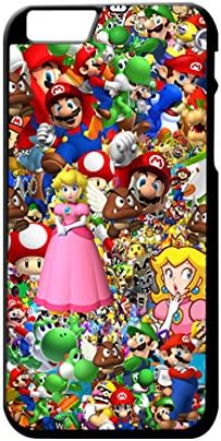 Super Mario World Stickerbomb Plastic Case For iPhone 6 PLUS , 6S PLUS (5.5" Screen)