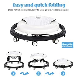 LANGYI Adjustable Baby Walkers for Baby with Easy