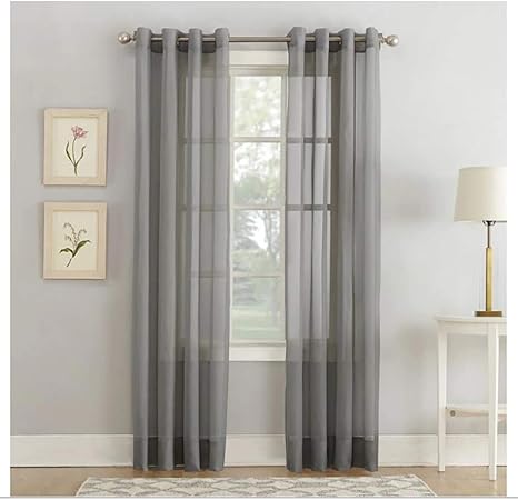 Amazon Com S Lichtenberg Co Inc Sheer Voile 84 Inch Grommet