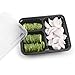 Glotoch 34 Ounces Food Storage Containers Set with Lid for Meal Prep and Portion Control in 3 Compartment Bento Box-Microwaveable, Freezer & Dishwasher Safe,Pack of 20