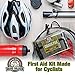 Brave Soldier Cyclist First Aid Kit – Antiseptic Healing Ointment, Bandages, Pain Relief for Road Rash, Cuts, Scrapes and Burns
