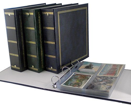 Hobbymaster Postcard Collecting Binder Page Assortment, 30 Pages in 4, fits Any 3 Ring Binder, Holds 170 Post Cards - Thumbnail 5