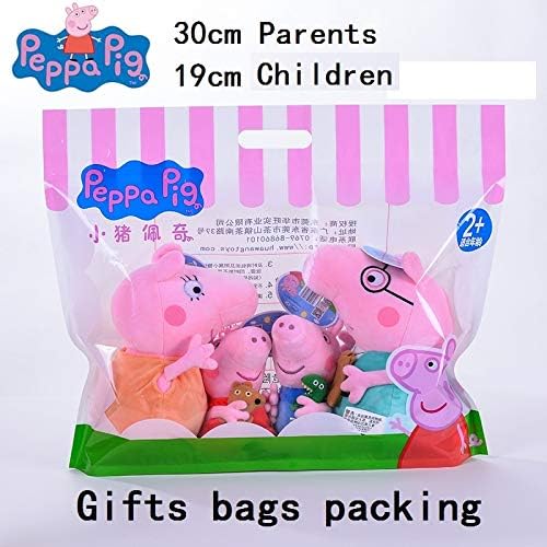 AquaMesto Movies & TV - Genuine 4PCS/Lot Plush Pig Toys Family Suit Short Floss Animal Pig Doll for Children's Gift 1 PCs