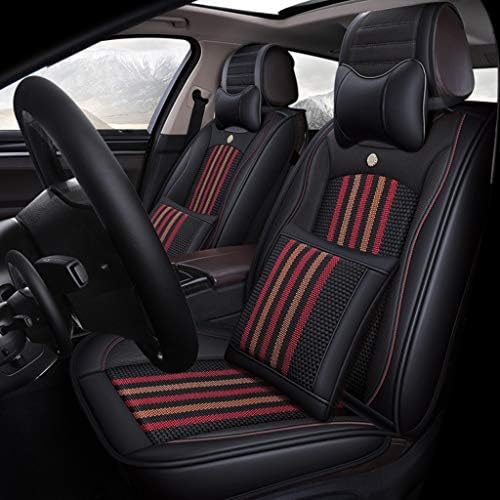 Full set Car Seat Cover for All Seasons for 5-seat Car Universal Comfortable And Breathable (color : E)