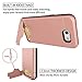 NiuBox Samsung Galaxy J3 Emerge,J3 Eclipse,J3 Mission,J3 Luna Pro,Amp 2,Express 2,Sol 2 Case with Protector, [Card Slot Wallet Kickstand] Protective Phone Case for J3 2017-Rose Gold