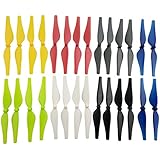 sea jump 28pcs Propeller for DJI Tello RC Quadcopter Spare Parts Drone Blade,7 Color