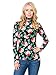 FACA Womens Turtleneck Slim Fit Pullover Jersey Thin T-Shirt Top (S-XXXXXL)