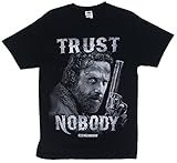 Walking Dead Rick Grimes Trust Nobody Men's Black Shirt