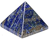 AAA Grade Lapis Lazuli Pyramid | Healing Gemstone Reiki Crystal | Chakra Energy Generator | Reiki Healing Pyramid | Size Approx. 1.75-2
