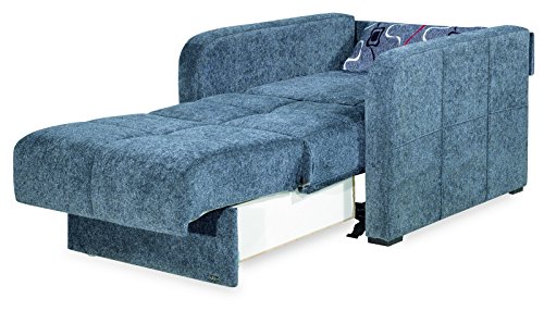 Casamode Ferra Fashion Chair Sleeper Gray Chennile