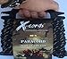X-CORDS Paracord 850 Parachute Cord Made in The USA (Black Diamond Kevlar, 100 FT (Quick Deploy Spool)