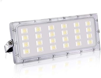 100W Focos LED Exterior, bapro Reflector LED 10000LM Luz Led ...