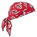 Ergodyne Chill-Its 6710 Evaporative Polymer Cooling Dew Rag, Red Western