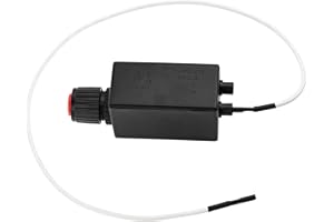 HZ-MONSTAR Igniter Push Button Ignition and Wire 500mm for Fire Pit Gas Burner Grill Igniter Replacement for 19.68 inch Electrode Ignition Cable Wire for Patio Heaters Gas Firepits Outdoor BBQ