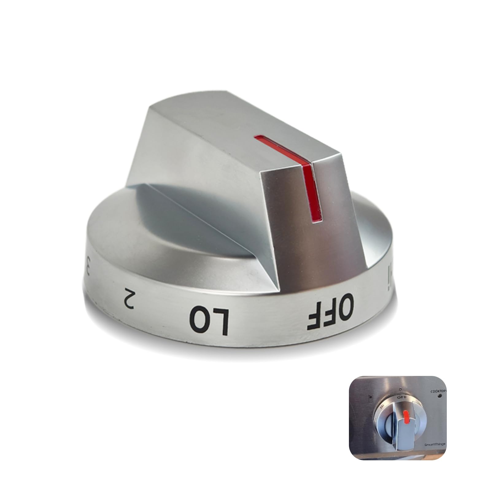Photo 1 of HLZDS DG94-04167 Gas Stove Knob Replacement, 1 Pack Metal Oven Knob, Compatible with Samsung NX60A6511SS/AA NX60A6711SS/AA NX60A6751SS/AA Gas Range Knob etc