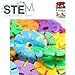 klikko Educational Building Toys Brain Flakes 500 Piece Interlocking Plastic Disc Set Brain Flakes STEM Toys/ All Material Environmental Health for Children's Safety