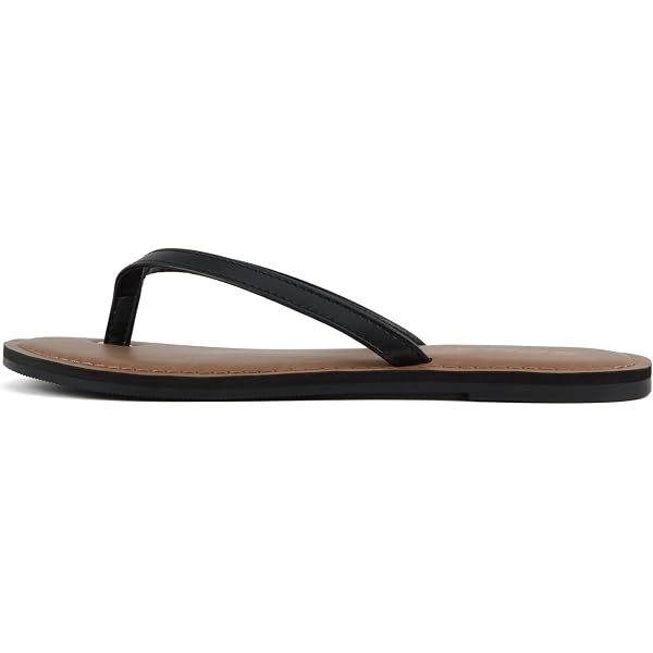 totes Women's Everywear Ara Thong Sandal, White, 7