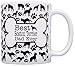 Dog Owner Gifts Best Boston Terrier Dad Ever Paw Pattern Gift 11oz Ceramic Coffee Mug with Handle Bone Pattern