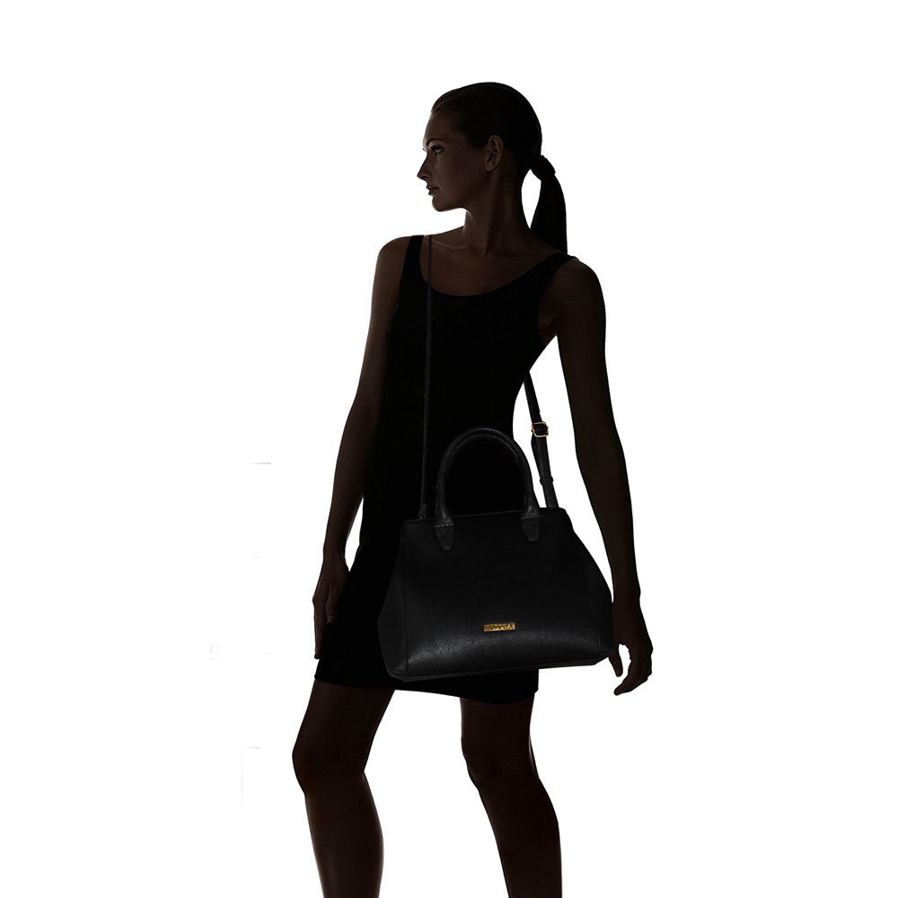 caprese bernie women's satchel (black)