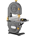 HOTECHE 7-1/2-Inch Band Saw, 3-Amp, Max Cutting Depth 3.2-Inch Width 7.5-Inch,Tilting Range 0-45° for Precision Woodworking and Metal Cutting