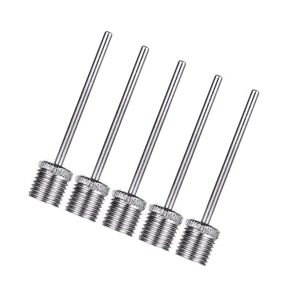 YARADECRO 5pcs Ball Pump Needles Sports Football Pin Inflating Valve Basketball Soccer Waterpolo Footpump Adapter(5 pieces)