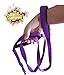 Lambow Jet Storm 8.2 Feet Double Handled Dog & Horse Leash with Tag, Purple