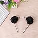 Delight eShop Fashion Cute Ball Headband Lady Women Chain Head Piece Hair Band Hair Jewelry (Black)
