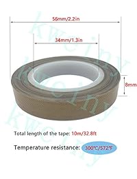 kweiny aislamiento de calor algodón 10pcs para impresora 3d Makerbot Hotend Boquilla calentador de aluminio bloque y un rollo de cinta de PTFE alta temp para Extrusora alta temperatura Parts Kit