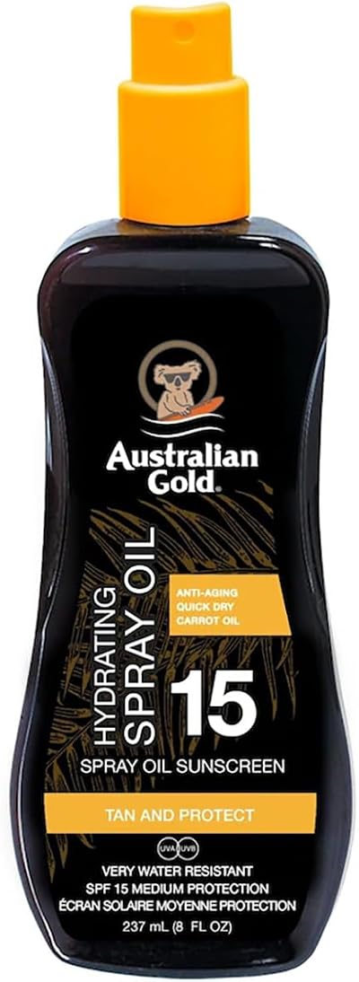 Australian Gold Carrot Spray Oil SPF 15 237 ml - Brand Australian Gold