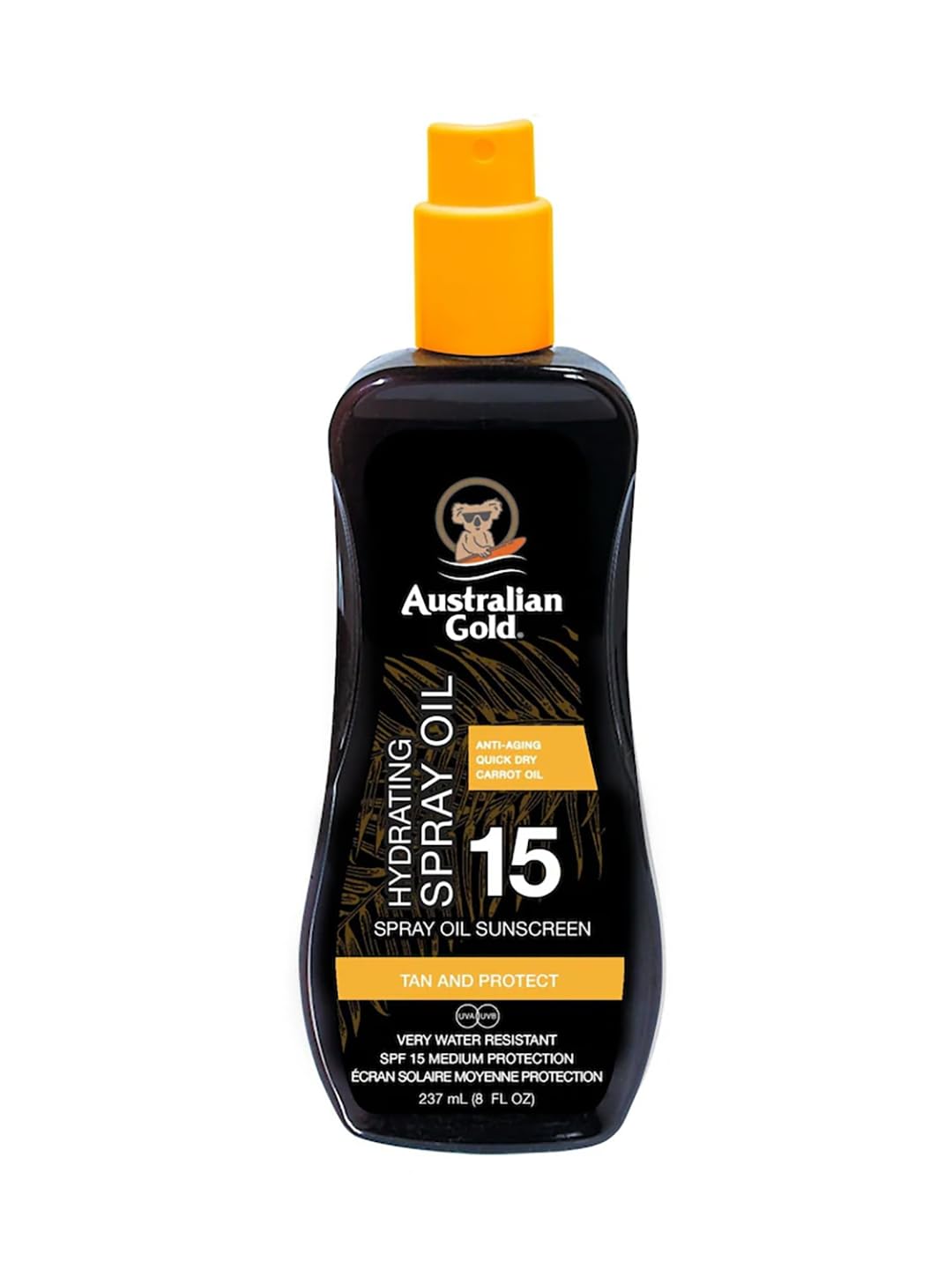 Australian Gold - Carrot Spray Oil SPF 15 237 ml