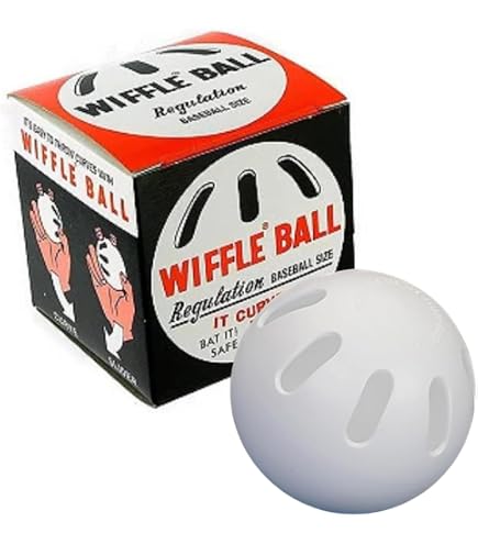 Balles De Baseball Wiffle® Officielles - Lot D'une Douzaine, En Plastique Blanc, Livraison Gratuite