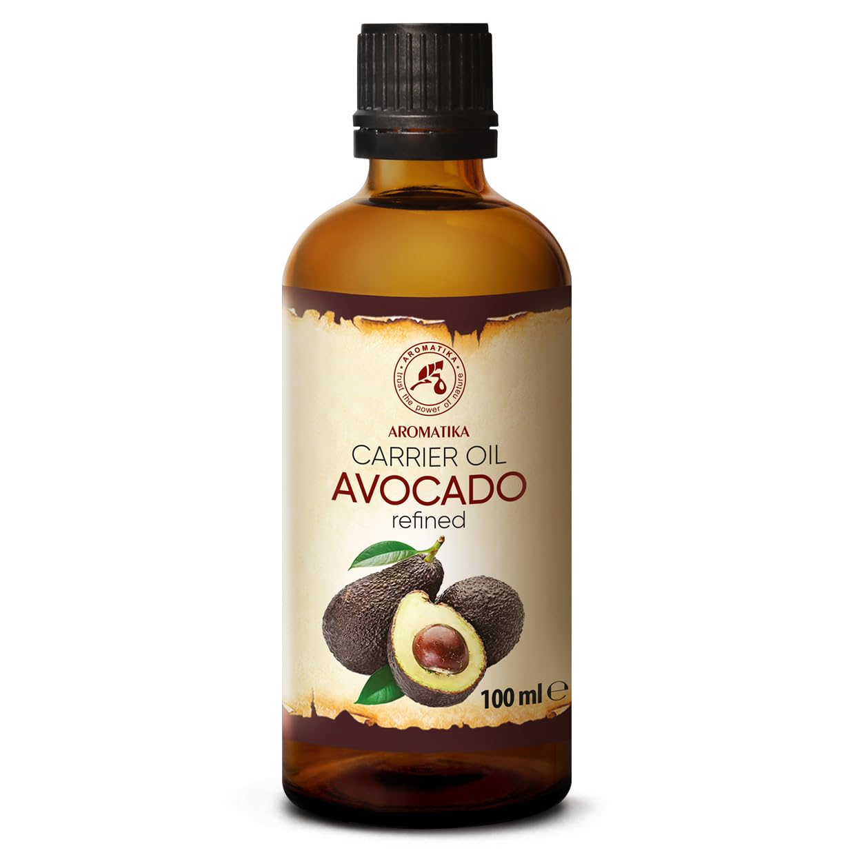Avocado Oil 100ml for Skin - Nails - Lips - Hair - Face - Body - 100% Pure - Cold Pressed - Best Natural Moisturizer - uses as Pure Agent - Great for Spa - Aromatherapy - Bath - Massage