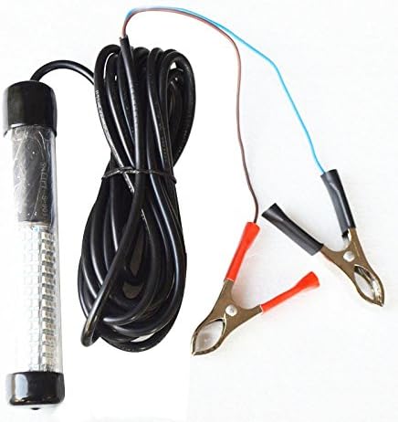 DC12V LED Underwater Fishing Light Night Fishing Green Lure Bait Finder Night Fishing Boat Submersible Deep Drop Underwater Light