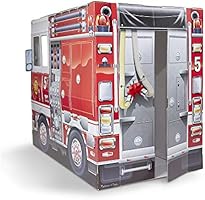 melissa and doug indoor fire truck playhouse