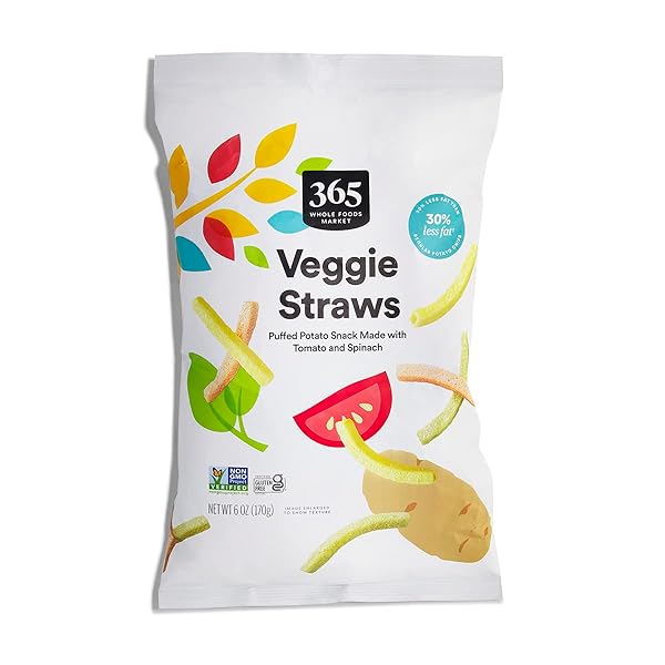 365 BY WHOLE FOODS MARKET, VEGGIE STRAWS, MADE...