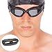 AqtivAqua Polarized Swimming Goggles Swim Goggles for Adults Men Women Kids Youth Girls Boys Children Polarised PDX (Black goggles + Black case)