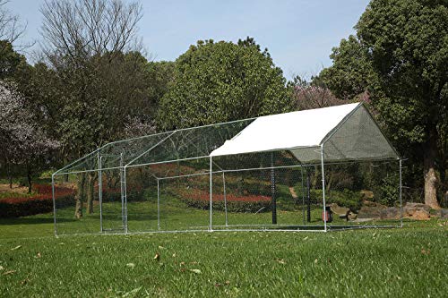 walnest Large Chicken Coop Chicken Cage Walk-in Pens Outdoor Ranch Crate Rabbit Chinchilla Ferret Gerbil Poultry CageÂ Enclosure Pet Exercise and Playpen Pen Pet Exercise with Cover
