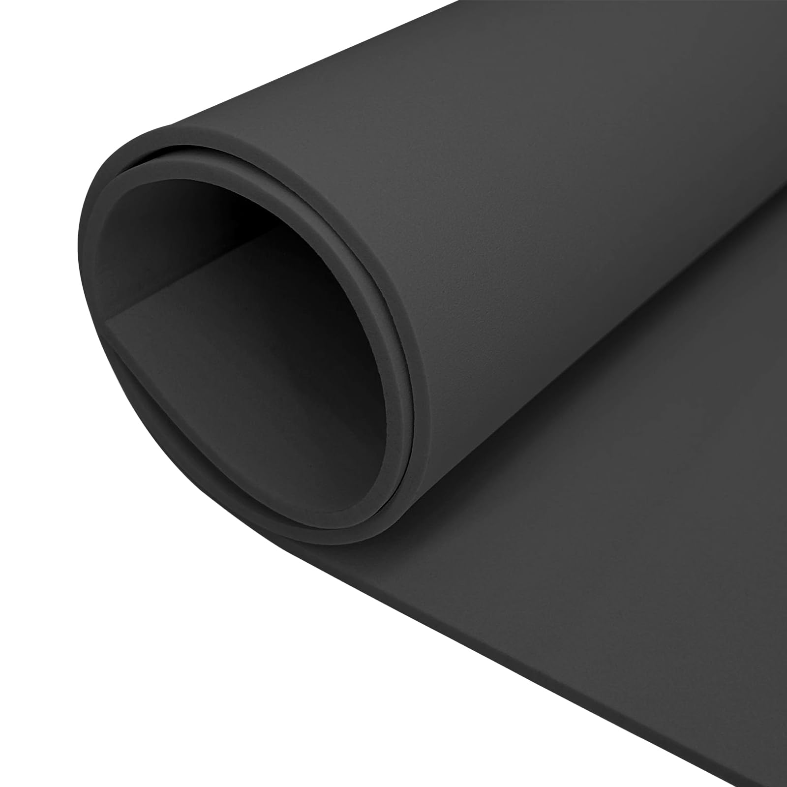 Foam Board Black EVA Foam Board - 350 mm (W) x 2 mm (D) x 1.6 m (L) Foam Panels, EVA Foam Foam for Cosplay Costume, Crafts, DIY Projects