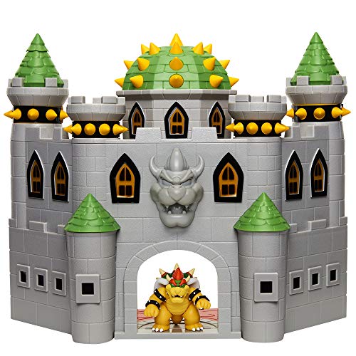 Super Mario Nintendo Deluxe Bowser's Castle Playset with 2.5